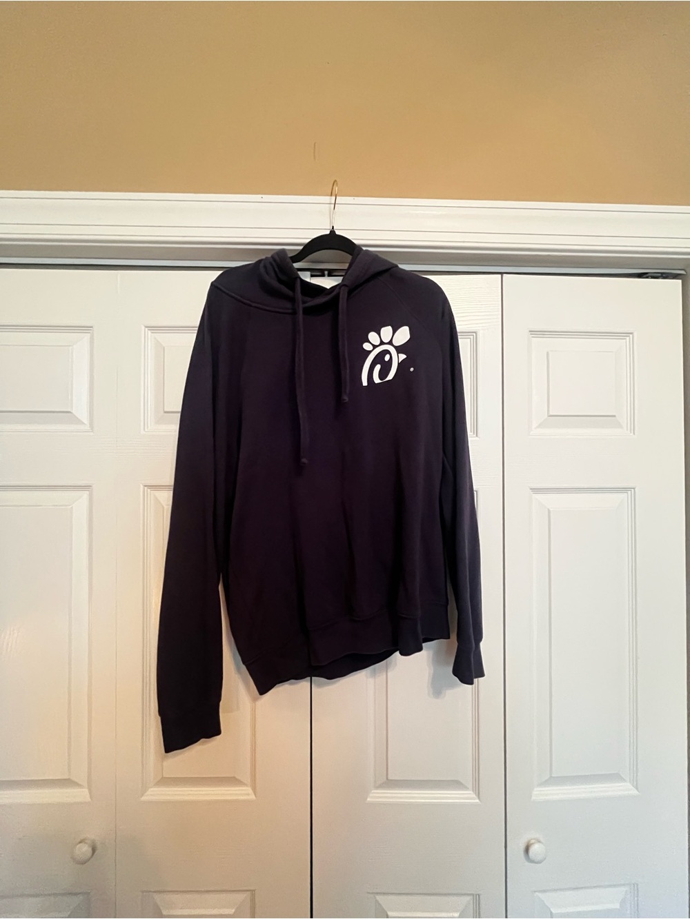 Navy Crewneck Hoodie with White CFA Logo